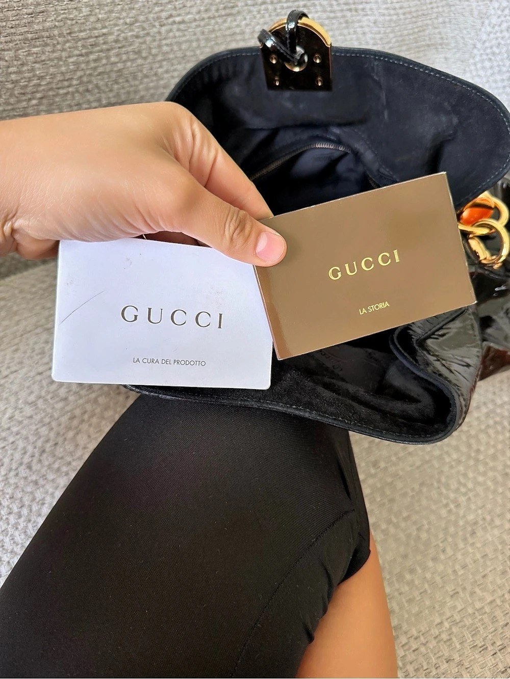 Gucci Indy Hobo Bag Black - Picture 13 of 14